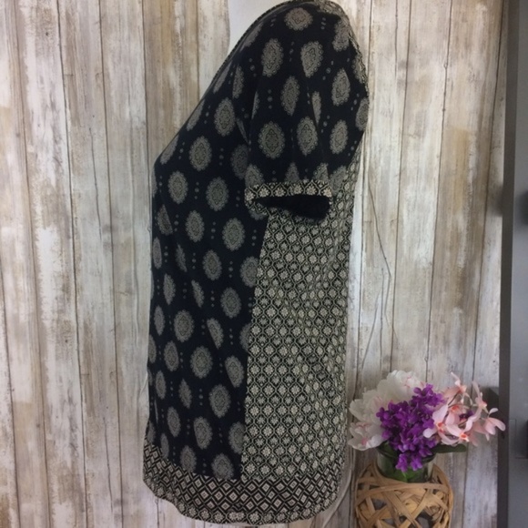 🖤J Crew Mixed Print Boho Bohemian Shirt - Picture 5 of 8